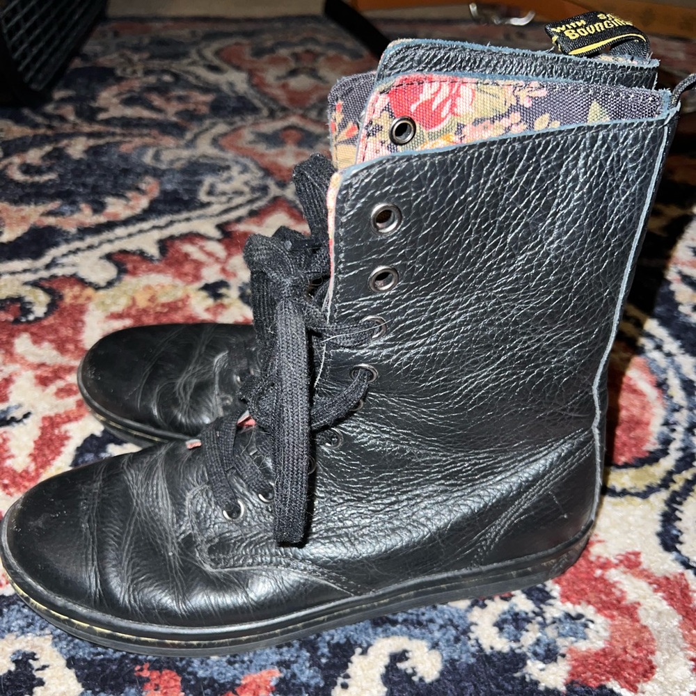 Doc Marten Floral Lined Stratford Boots